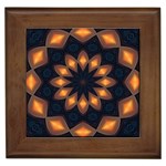 Warm Glow at Night Framed Tile