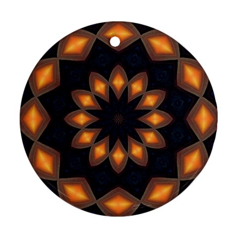 Warm Glow at Night Ornament (Round) from ArtsNow.com Front