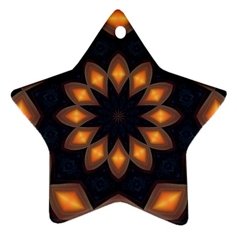 Warm Glow at Night Ornament (Star) from ArtsNow.com Front