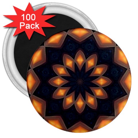 Warm Glow at Night 3  Magnet (100 pack) from ArtsNow.com Front