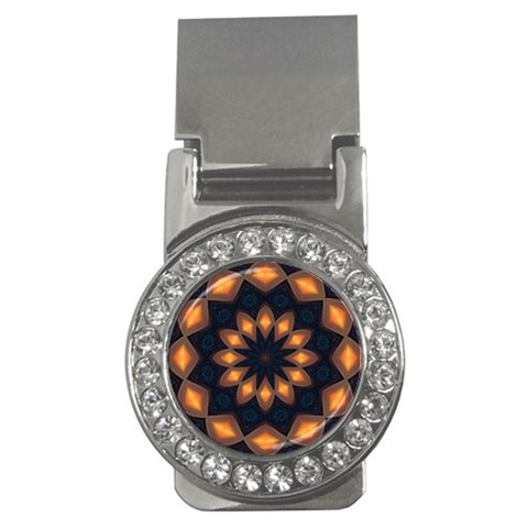 Warm Glow at Night Money Clip (CZ) from ArtsNow.com Front