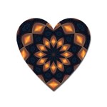 Warm Glow at Night Magnet (Heart)