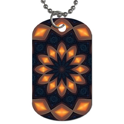 Warm Glow at Night Dog Tag (One Side) from ArtsNow.com Front