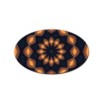 Warm Glow at Night Sticker Oval (10 pack)