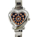 Warm Glow at Night Heart Italian Charm Watch