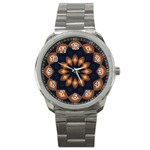 Warm Glow at Night Sport Metal Watch