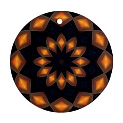 Warm Glow at Night Round Ornament (Two Sides) from ArtsNow.com Front