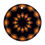 Warm Glow at Night Round Ornament (Two Sides)