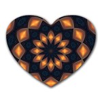 Warm Glow at Night Mousepad (Heart)