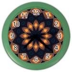 Warm Glow at Night Color Wall Clock