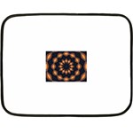 Warm Glow at Night Mini Fleece Blanket(Two Sides)