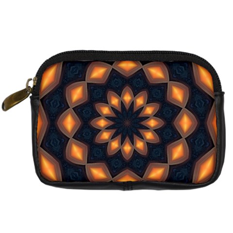 Warm Glow at Night Digital Camera Leather Case from ArtsNow.com Front