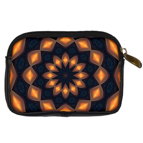 Warm Glow at Night Digital Camera Leather Case from ArtsNow.com Back