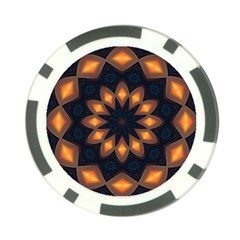 Warm Glow at Night Poker Chip Card Guard (10 pack) from ArtsNow.com Front