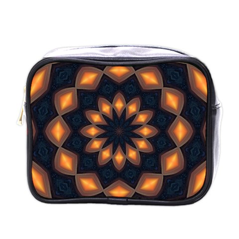 Warm Glow at Night Mini Toiletries Bag (One Side) from ArtsNow.com Front