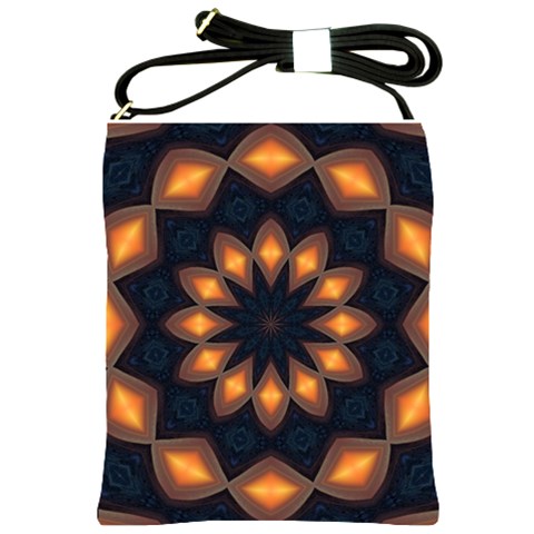 Warm Glow at Night Shoulder Sling Bag from ArtsNow.com Front