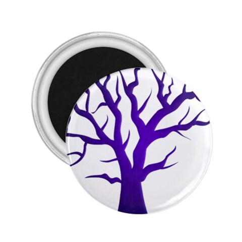 Dark Blue Night Tree 2.25  Magnet from ArtsNow.com Front