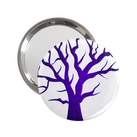 Dark Blue Night Tree 2.25  Handbag Mirror from ArtsNow.com Front