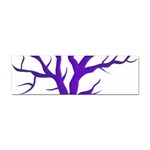 Dark Blue Night Tree Sticker (Bumper)