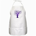 Dark Blue Night Tree BBQ Apron