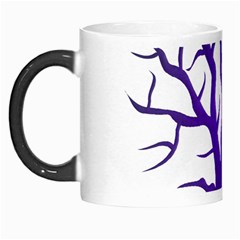 Dark Blue Night Tree Morph Mug from ArtsNow.com Left