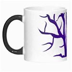 Dark Blue Night Tree Morph Mug