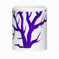 Dark Blue Night Tree Morph Mug from ArtsNow.com Center