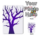 Dark Blue Night Tree Multi-purpose Cards (Rectangle)