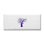 Dark Blue Night Tree Hand Towel