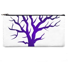 Dark Blue Night Tree Pencil Case from ArtsNow.com Front