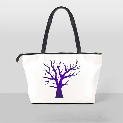 Dark Blue Night Tree Classic Shoulder Handbag from ArtsNow.com Back