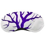 Dark Blue Night Tree Sleeping Mask