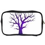 Dark Blue Night Tree Toiletries Bag (One Side)