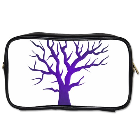 Dark Blue Night Tree Toiletries Bag (Two Sides) from ArtsNow.com Front