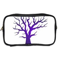 Dark Blue Night Tree Toiletries Bag (Two Sides) from ArtsNow.com Back