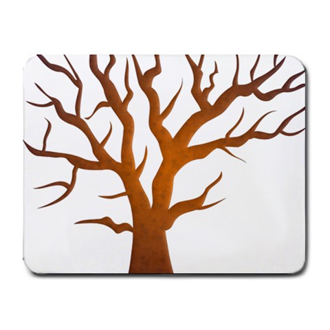 Dark Orange Night Tree Small Mousepad from ArtsNow.com Front