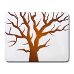 Dark Orange Night Tree Small Mousepad