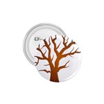 Dark Orange Night Tree 1.75  Button