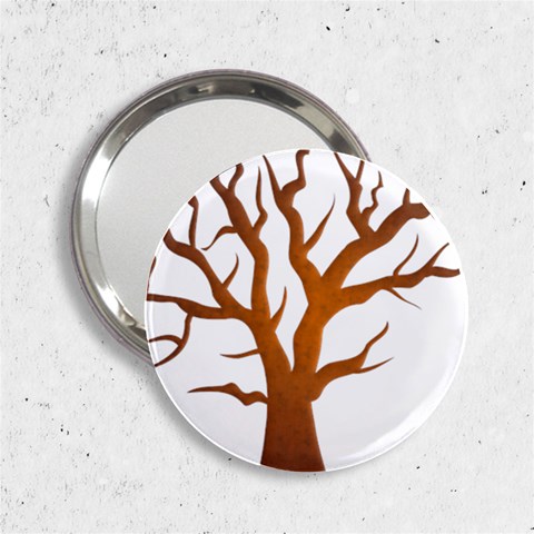 Dark Orange Night Tree 2.25  Handbag Mirror from ArtsNow.com Front