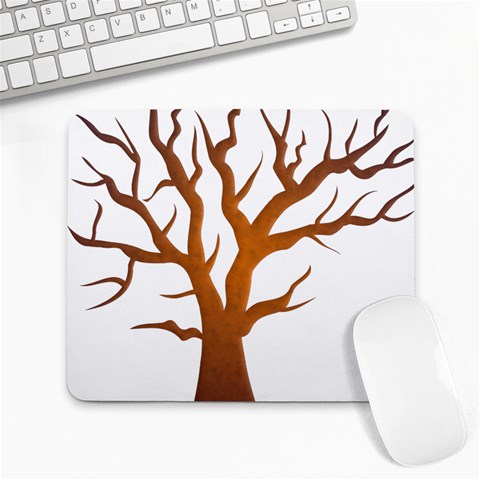 Dark Orange Night Tree Large Mousepad from ArtsNow.com Front