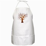 Dark Orange Night Tree BBQ Apron