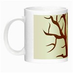 Dark Orange Night Tree Night Luminous Mug