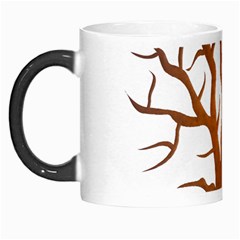 Dark Orange Night Tree Morph Mug from ArtsNow.com Left