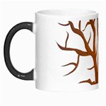 Dark Orange Night Tree Morph Mug