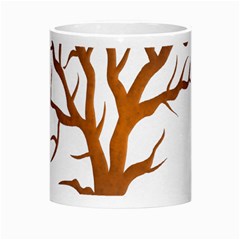 Dark Orange Night Tree Morph Mug from ArtsNow.com Center