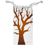 Dark Orange Night Tree Jewelry Bag