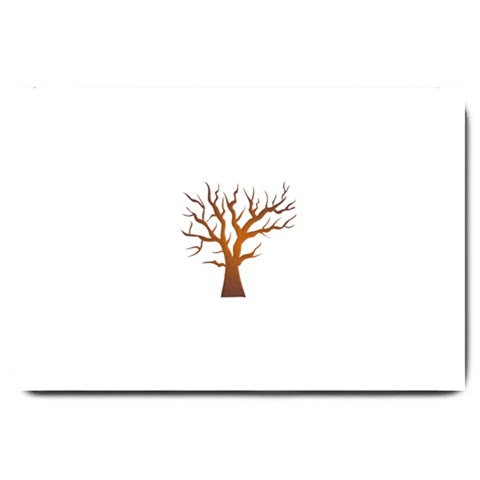 Dark Orange Night Tree Large Doormat from ArtsNow.com 30 x20  Door Mat