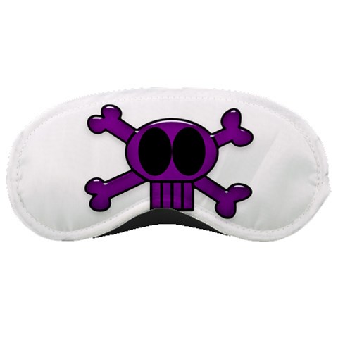 Purple Skull and Bones Sleeping Mask from ArtsNow.com Front