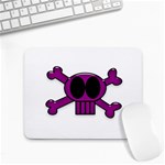 Pink Skull and Bones Small Mousepad