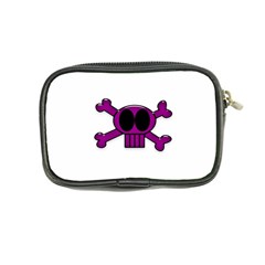 Pink Skull and Bones Coin Purse from ArtsNow.com Back